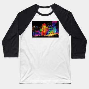 Colourful Museum Baseball T-Shirt